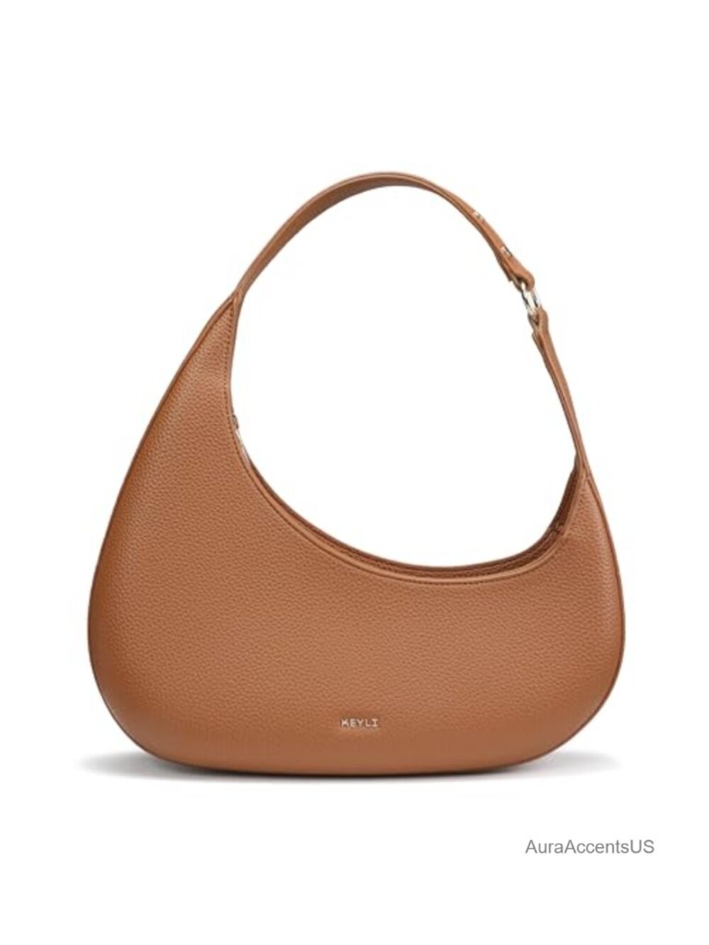 Lightweight PU Leather Shoulder Bag Women Casual Zipper